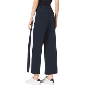 Michael Kors Cady Blue Tuxedo Stripe Ankle Pants Classy Sz 6 NWT